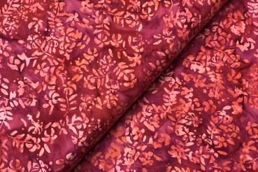 PINK - Spring Garden - Batikstoff aus Indonesien